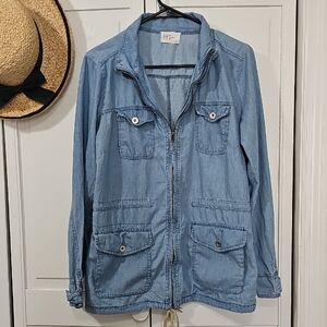 Stylish Denim Utility Jacket